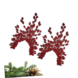 TEHAUX 2pcs Water Soluble Floral Collar Stickers for Clothing Dark -Shaped Embroidery Patches Lightweight and Accessories for Creative Sewing Projects