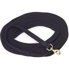 Centaur Padded Lunge Line Black 25'