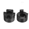 RITZ INDUSTRIAL 1/4" to 7/16" L075 Flexible 3-Piece L-Jaw Coupling