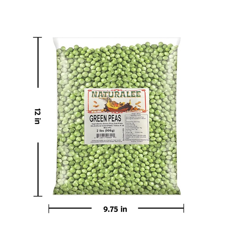 Naturalee Fried Green Peas 2 lb - Fried & Salted