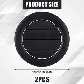 2pcs Roof Headliner AC Heater Air Vent for Ford Expedition/Lincoln Navigator 2025-2021, Black Rear Ceiling AC Air Pressure Vent Louver Grille Replacement Accessories