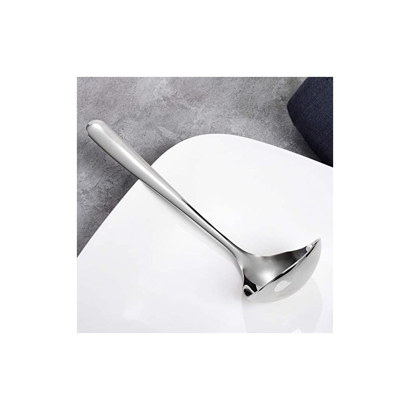 GRÄWE Sauce Spoon, Silver, Stainless Steel, Polished