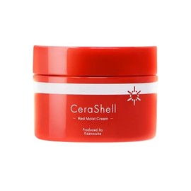CeraLabo [Red Moist Cream (3.5 oz (100 g)] All-in-One Cream, Aging Care, Astaxanthin, Sensitive Skin, Dry Skin, Chizunosuke Development, CeraShell Red Moist Cream