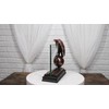 American Bald Eagle On Atlas Globe Bronze Figurine With 4"X6"