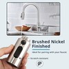 DOLGABA Pull Down Kitchen Faucet Head Replacement Brushed Nickel, 3