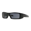 Oakley Gascan Sunglasses Polished Black with Grey Lens + Sticker