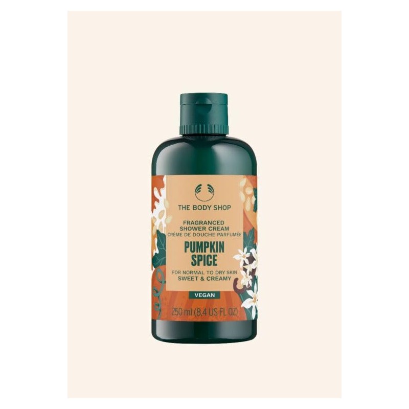 The Body Shop Pumpkin Spice Limited Edition Scented Shower Cream,