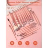 20 Brochas De Maquillaje Y Herramientas Esenciales Rosa