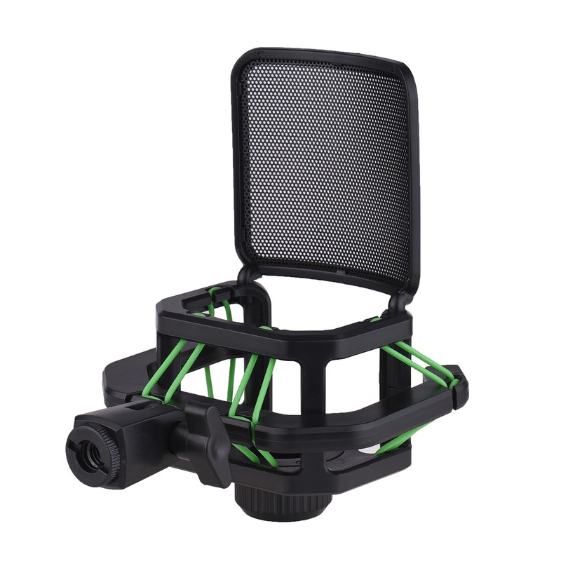 Plastic Microphone Shock Mount Anti-vibration Mic Holder Stand with Metal