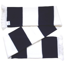 Spurs Fans Navy and White Traditional Bar Scarf