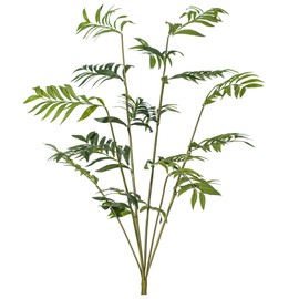 Vickerman Everyday 4' Artificial Green Parlour Palm - Faux Indoor Potted Palm Tree - Decorative Palm Tree - 261 Leaves - Full and Vibrant Tree -Realistic Looking Tree