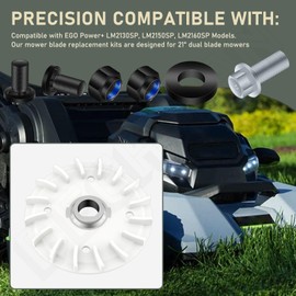 DECKMAN Lawn Mower Blade Part Kit (Part Fan/Bolts/Nuts & Washer Replacement Kit) for Dual Blades - for EGO Power+ LM2130SP LM2150SP LM2160SP 21" Lawn Mower Blade Repair Accessories
