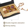 Chocolate Boxes Packaging, Black Chocolate Box Empty Treat Boxes with