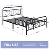 Yaheetech Metal Platform Bed Frame Mattress Foundation with Diamond Pattern