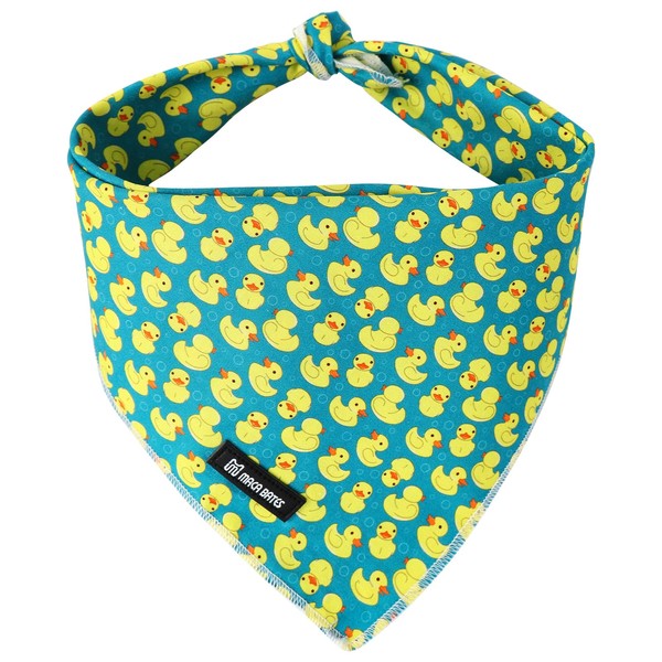 MACA Bates Cute Duck Dog Cute Bandana Triangle Scarf Handkerchief