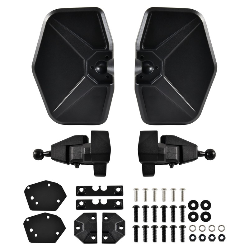 POKIAUTO Adjustable Side Mirrors for Can Am Defender HD5 HD8