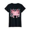 Cute Pink Axolotl Kawaii Axolotl Lover Women Girls T-Shirt