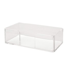 Hand Towel Holder for Bathroom Hand Towels Fingertip Disposable, Modern Bathroom Décor Powder Room Ideas, Napkin Holder Container Acrylic Clear