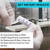 Restaurant Sanitizer Test Kit Combo, 2 x Vial of 100