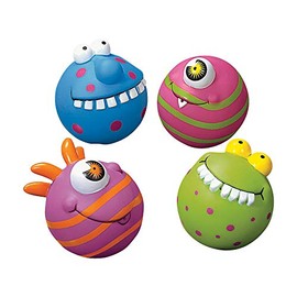 Large Monster Squirt Balls - Bath, Summer Pool Toys and Party Favors - 12 Pieces
