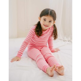 VAENAIT BABY Kids Girls Sleepwear Pajama 2pcs Set Color Pen Pink L