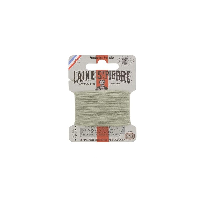 Sajou Card Laine Saint-Pierre Lime color: 843