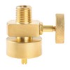 YHXGLJDKA 1LB Brass Propane Needle Control Valve, Disposable Adjustable Pressure