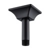 SEABEFORE 4" Ceiling Mounted shower arm Matte Black shower head