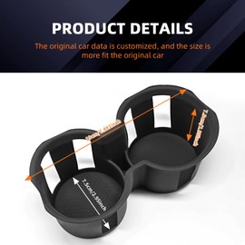 FDAIUN Center Cup Holder for 2020-2025 Mazda CX-30 Silicone Non-Slip Center Control Storage Accessories