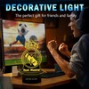 AIRUEEK Madrid Lamp 3D Football Lamp Sign Madrid, 16 Colours