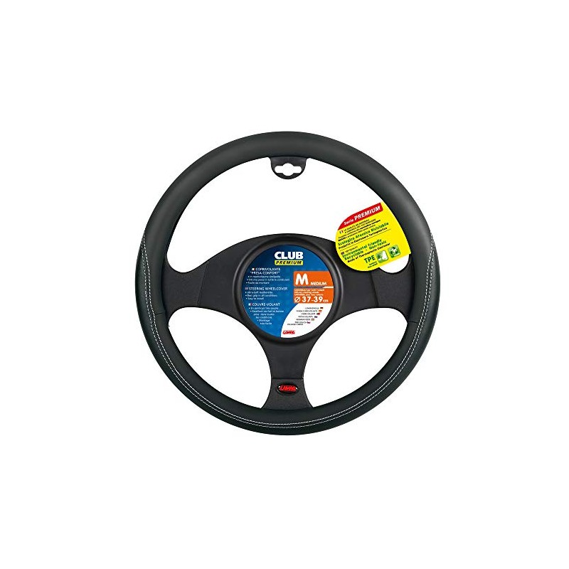Lampa 33118 Premium Steering Wheel Cover TPU Elastomer (TPE), Medium