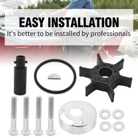 Vkinman 68T-W0078-00-00 Water Pump Impeller Rebuild Kit, Replacement for Yamaha Outboard 6HP 8HP 9.9HP F6 F8 T8 F9.9 4 Stroke Engine, Replaces 68T-W0078-00 68T-W0078-02-00