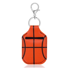 Basketball Lip Balm Holder Keychain for Purse Charms for Handbags Sport Gifts for Women Basketball Birthday Gifts for Daughter Granddaughter Basketball Player Gifts for Women Lipstick Holder Key Chain