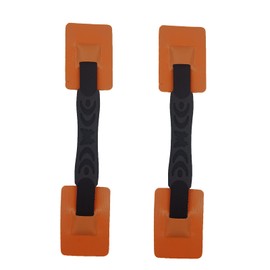Deals4you PVC Strap Handle for Inflatable Boats Kayak Seat Strap Handrails PVC & Nylon Handle for Dinghy Canoes Raft and Surfboard, 2 Pieces