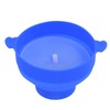 Microwavable Popcorn Bowl with Transparent Lid and Handle Collapsible Silicone