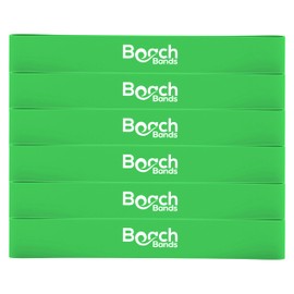 BeachBands Beach Towel Bands (6 Pack) - UV Resistant Silicone Towel Bands for Beach, Pool, Cruise Ship, Resort, and Outdoor Lounge Chairs - Perfect Alternative to Beach Towel Clips (Green)