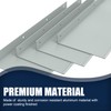 Pearwow Gutter Valley Splash Guard,Aluminum Rain Diverter Roofing Gutter Splash