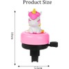GROVBLE Bicycle Bell Children Girls Bicycle Bell Unicorn Adjustable Size