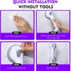 Seveston 2 Pcs Support Grab Handle for Shower Bathroom Bathtubs