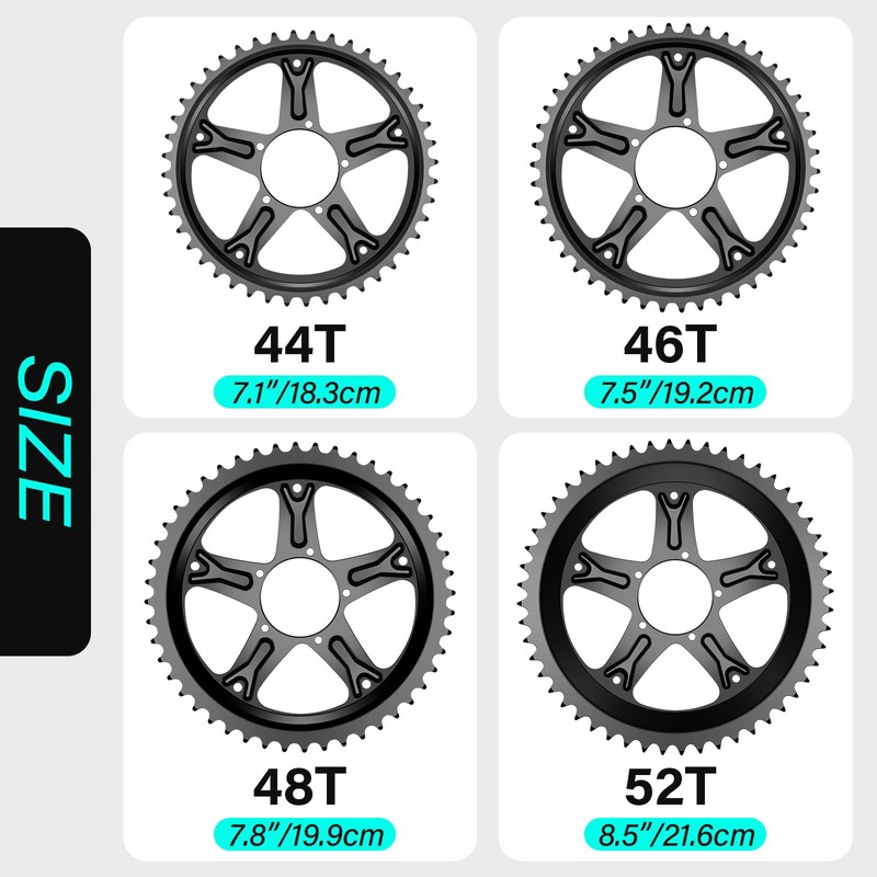 BBS Chainring 46T for BAFANG BBS01 BBS02 BBS01B BBS02B Mid