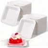 400 Pcs Small Disposable Paper Plates 4 Inch Mini Square