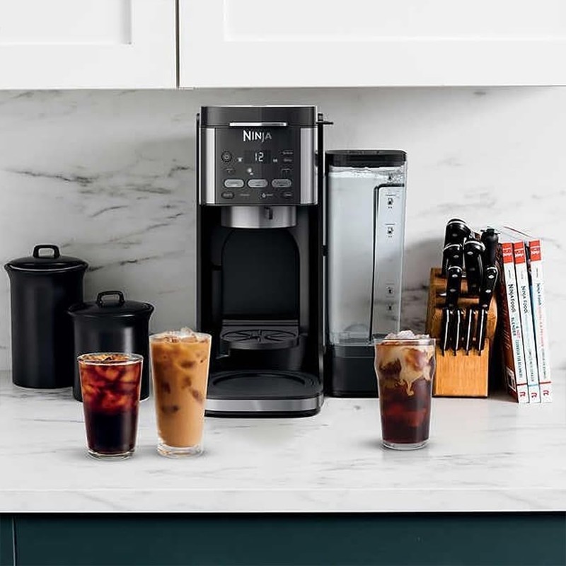 Ninja CFP105 DualBrew Hot & Iced Coffee Maker Black (Renewed)