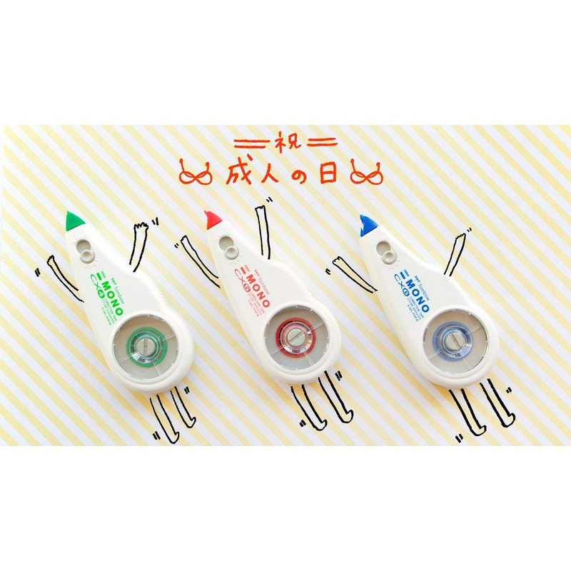 トンボ鉛筆 修正テープ MONO モノCXカートリッジ 6mm CT-CR6
