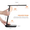 poukaran Desk Lamp, LED Desk Lamp with Wireless Charger, USB