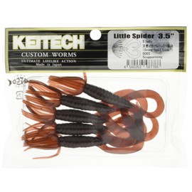 Keitech LS35008 Little Spider Scuppernong Red, 3"