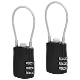 Dokpav 2 Piezas Cerraduras de Equipaje, Candados de Combinación de Cerradura de Viaje, Candados de Seguridad de 3 Dígitos, Luggage Locks, para Maletas de Viaje, Mochilas