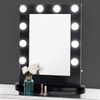 Tangkula Hollywood Makeup Vanity Mirror W/Light Tabletops Lighted Mirror Dimmer