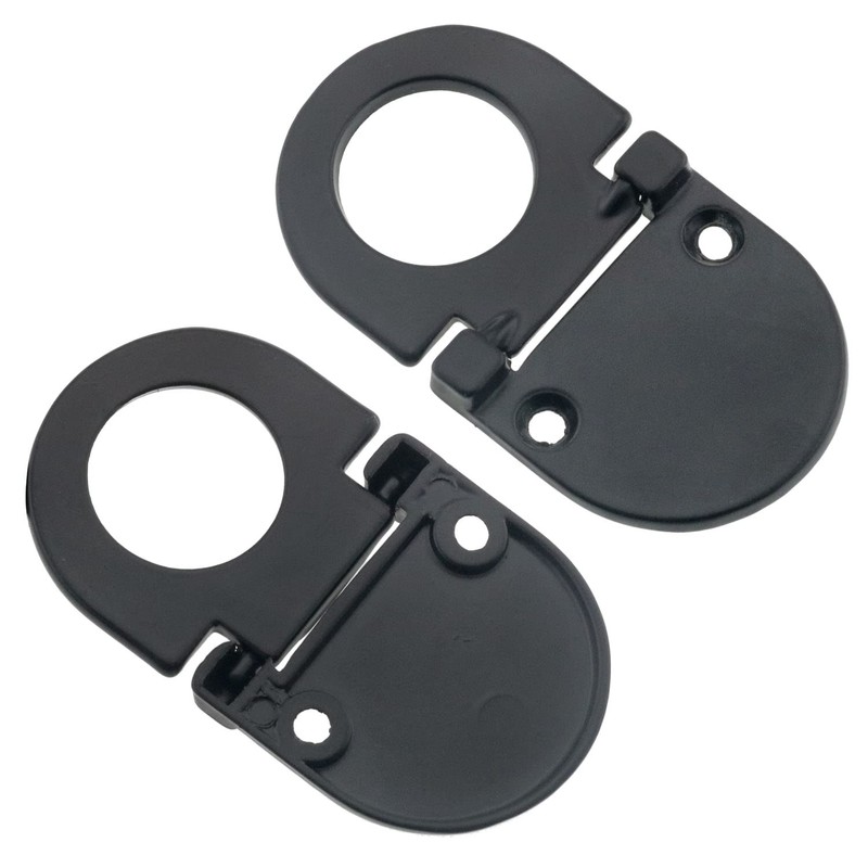 CHENJIN Flush Ring Pull 4Pcs Black Modern Flush Ring Pull