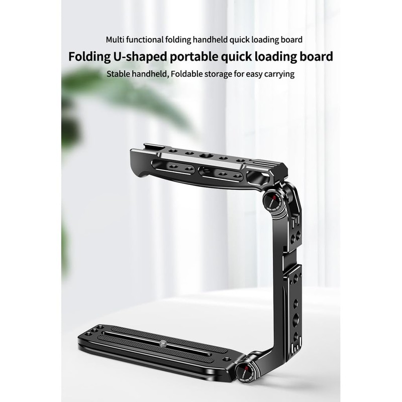 CS PRIORITY U Shaped Holder Grip Video Handheld Stabilizer Foldable