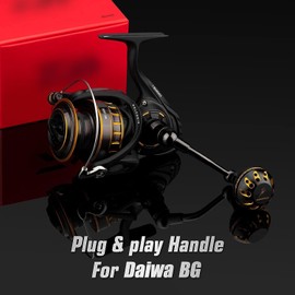 GOMEXUS Fishing Power Handle Compatible for Daiwa BG 1500-8000(Choose Option for Different Size) [Notice] Please do not Adapt to Other reels to Avoid Damage to The Reel